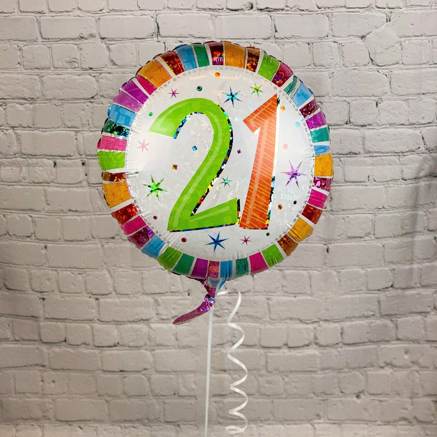 21st Birthday Balloon