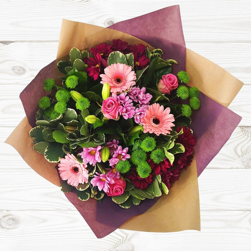 Pink Simplicity Hand-Tied