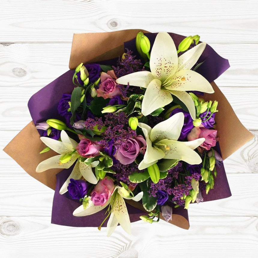 Purple Passion Hand-Tied